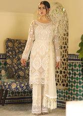 Areesha Embroidered Chiffon Unstitched 3 Piece Suit - 04