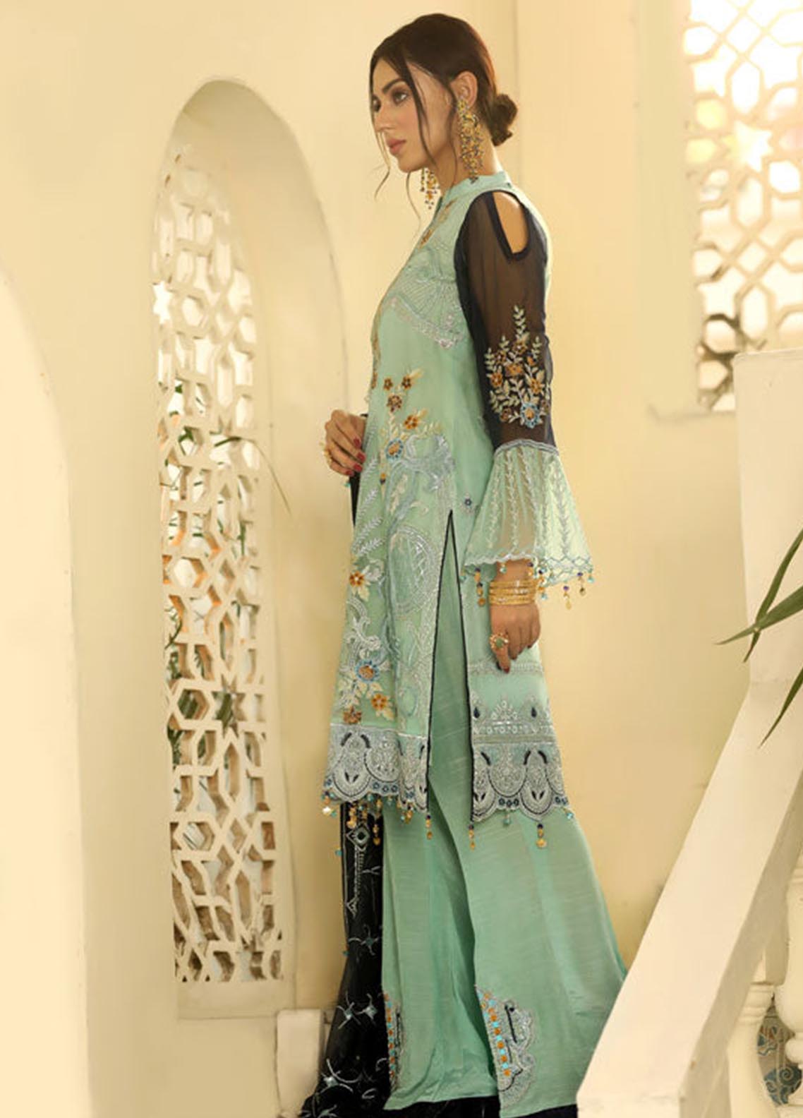 Areesha Embroidered Organza Unstitched 3 Piece Suit - 05 Areesha Embroidered Organza Unstitched 3 Piece Suit - 05