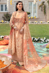 Shehnai By Afrozeh Embroidered Raw Silk Unstitched 3 Piece Suit - 05