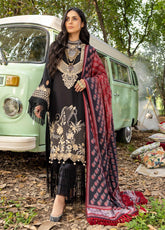 D#01 Alzohaib Wintry Breeze Emb Shawl Collection 1022