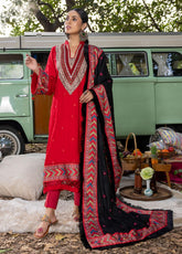 D#02 Alzohaib Wintry Breeze Emb Shawl Collection 1022