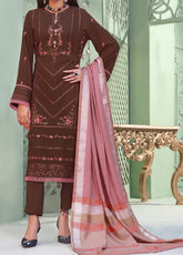 Anmol By VS Textile Embroidered Leather Unstitched 3 Piece Suit - 04