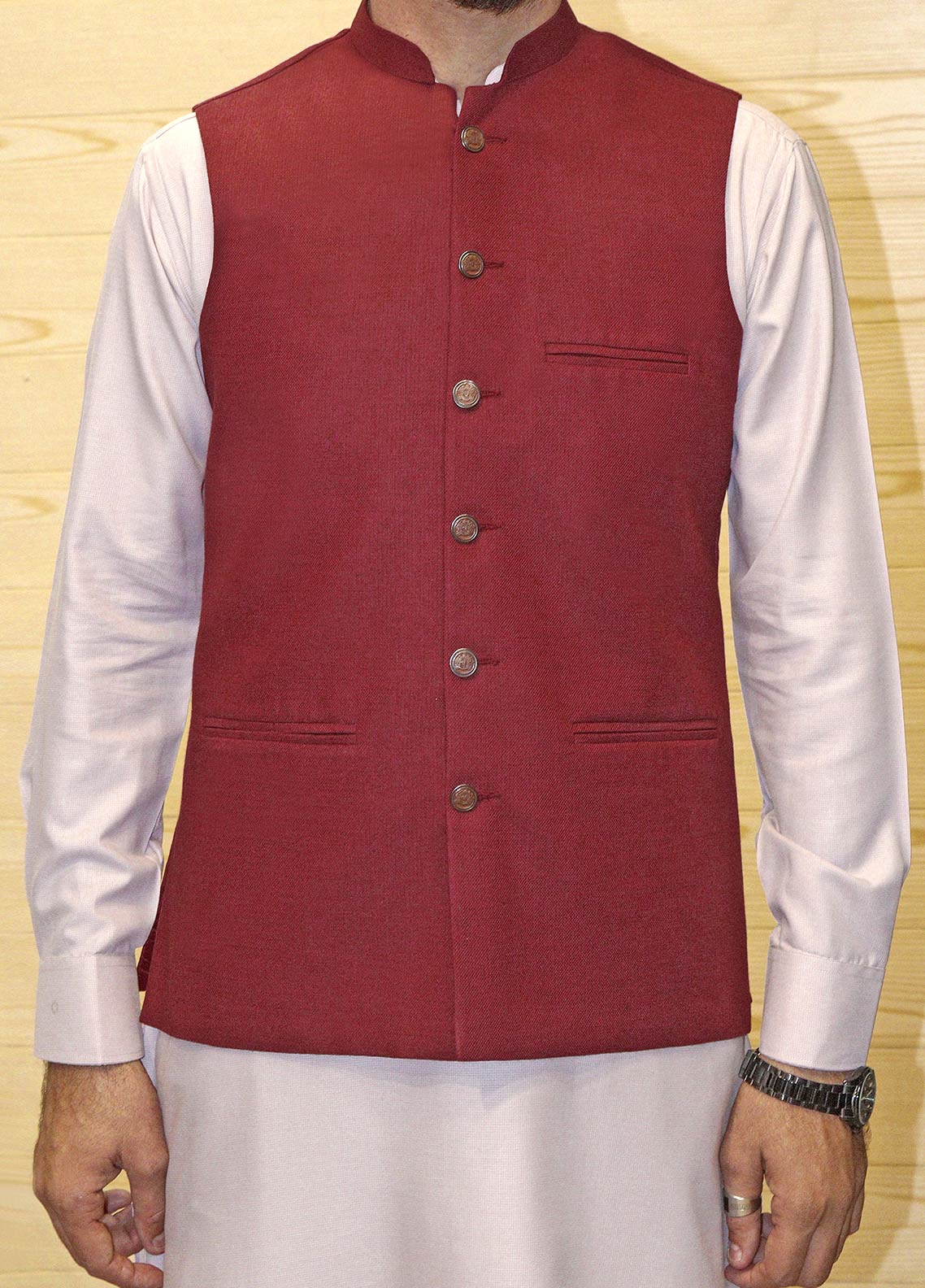 Royal Fashion Plain Suiting Waistcoat - STI Royal Fashion Plain Suiting Waistcoat - STI