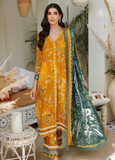 D#1B Noor By Saadia Asad Emb Print Woolen Shawl Collection 1122