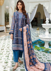D#2B Noor By Saadia Asad Emb Print Woolen Shawl Collection 1122