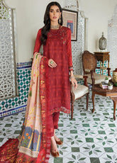 D#6A Noor By Saadia Asad Emb Print Woolen Shawl Collection 1122