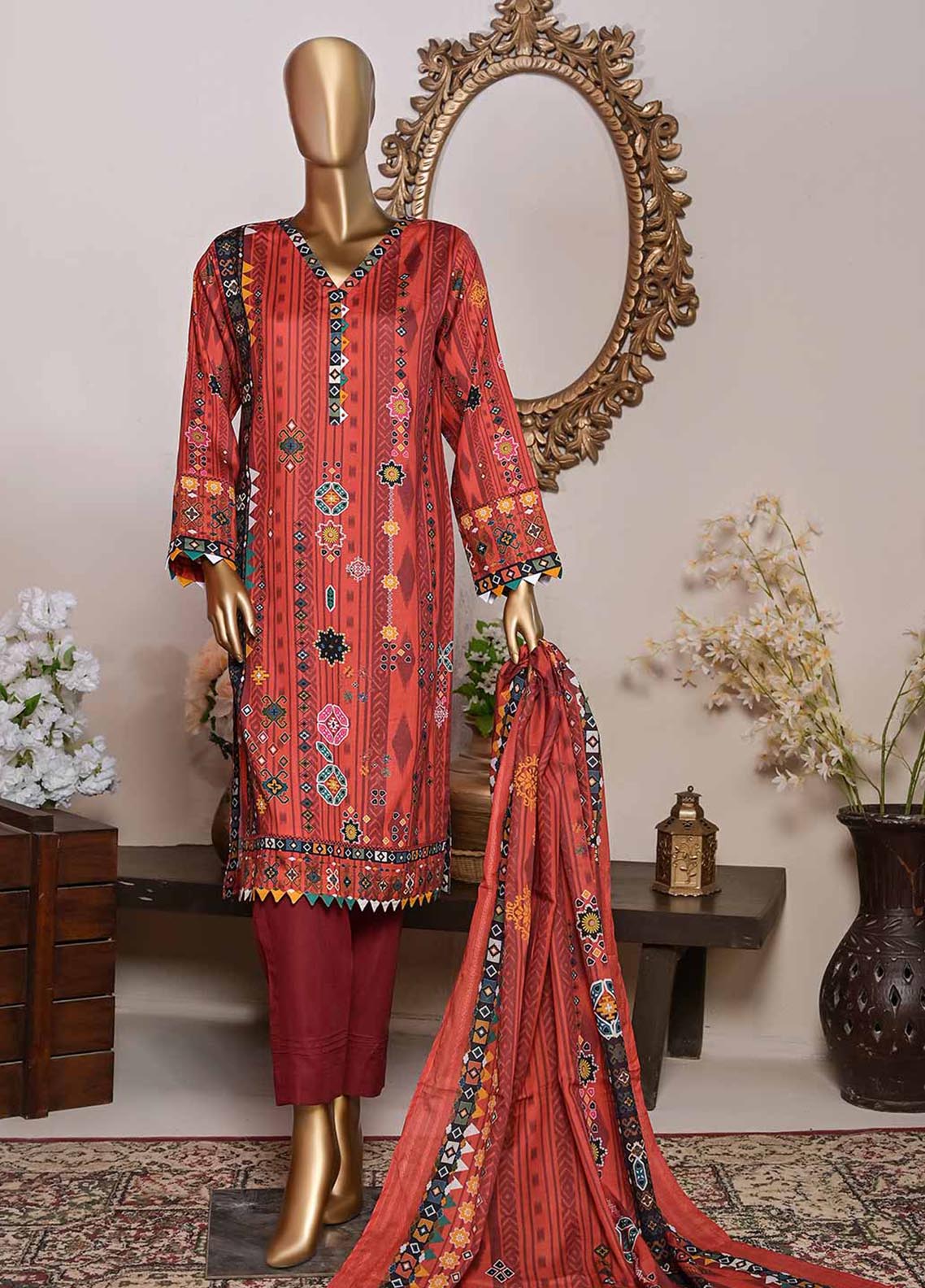 D#1203 HZ Diamond Kotrai Cotton Printed Collection 1122 D#1203 HZ Diamond Kotrai Cotton Printed Collection 1122