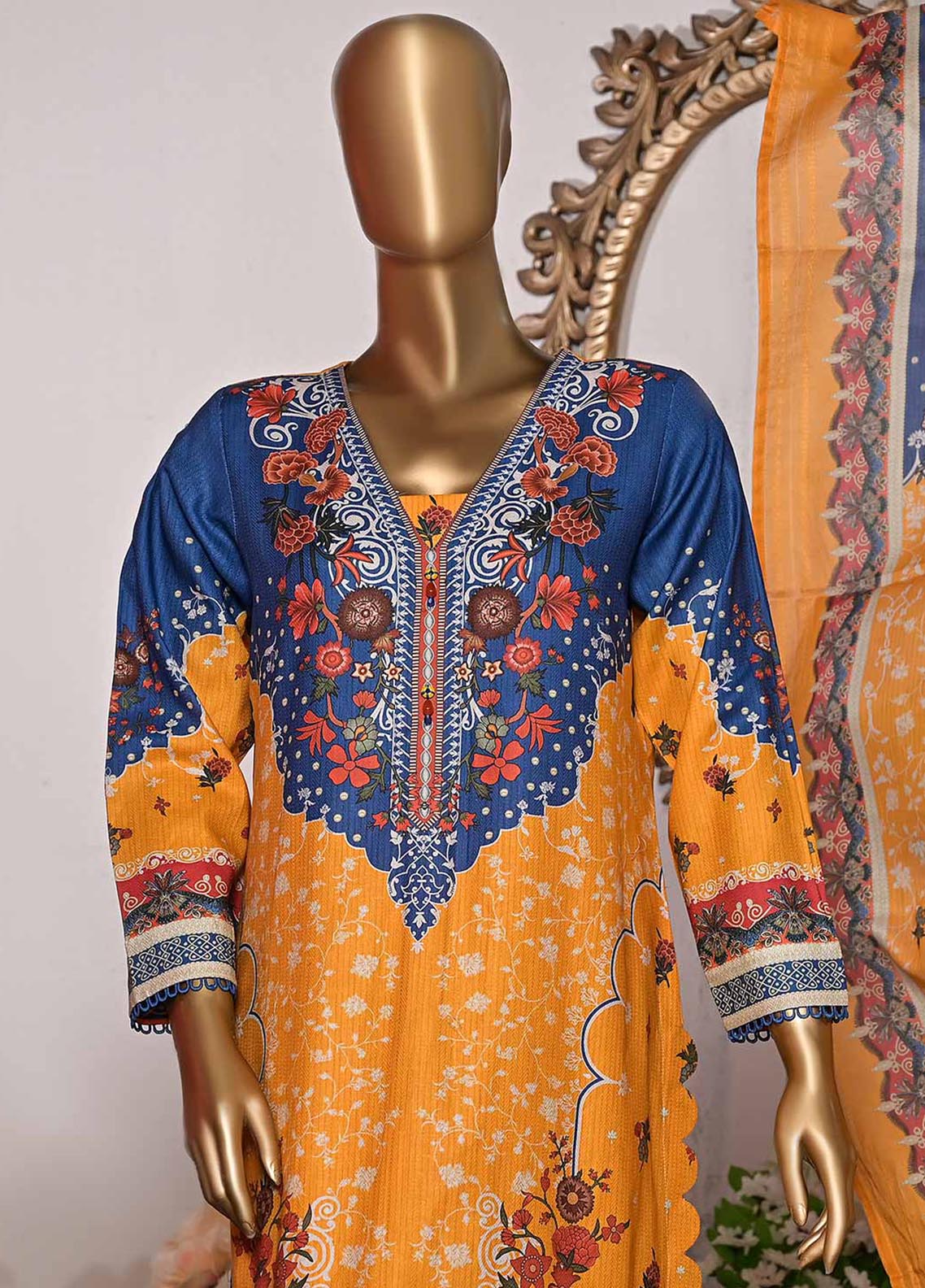 D#1204A HZ Diamond Kotrai Cotton Printed Collection 1122 D#1204A HZ Diamond Kotrai Cotton Printed Collection 1122