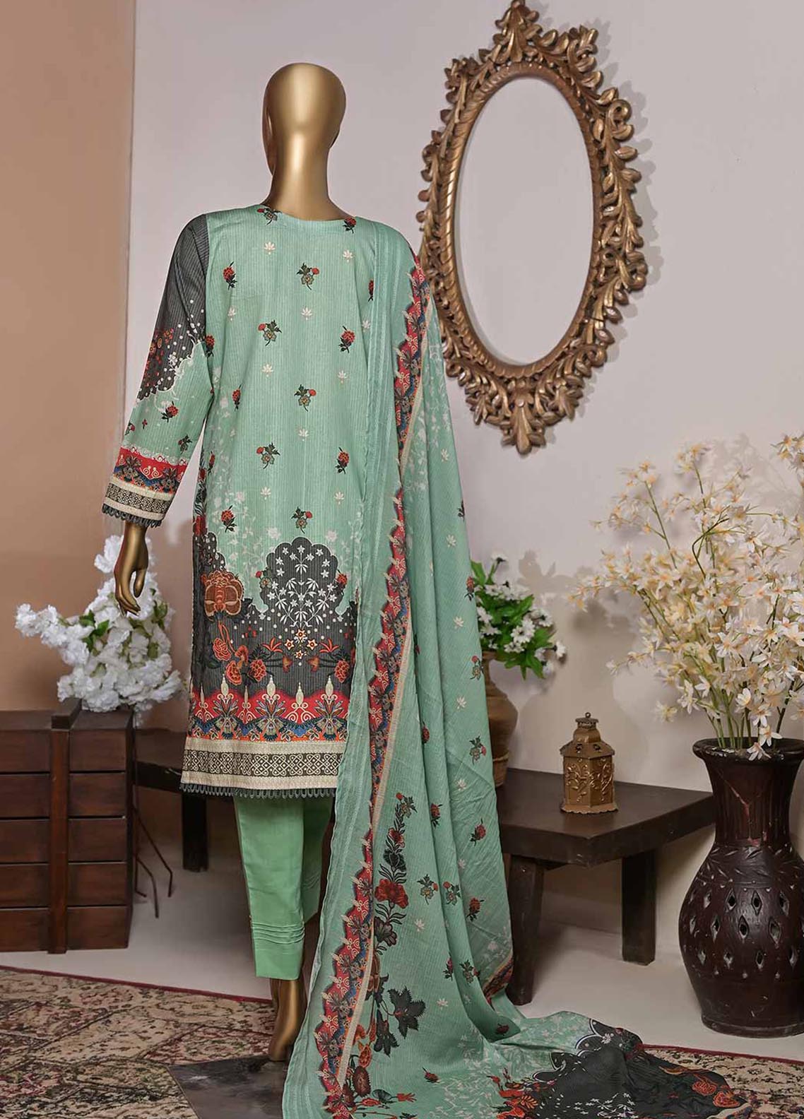 D#1204B HZ Diamond Kotrai Cotton Printed Collection 1122 D#1204B HZ Diamond Kotrai Cotton Printed Collection 1122