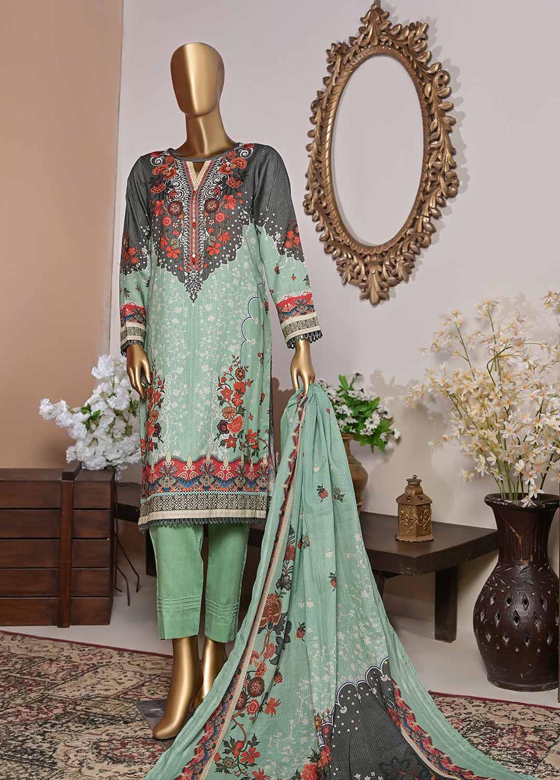 D#1204B HZ Diamond Kotrai Cotton Printed Collection 1122 D#1204B HZ Diamond Kotrai Cotton Printed Collection 1122