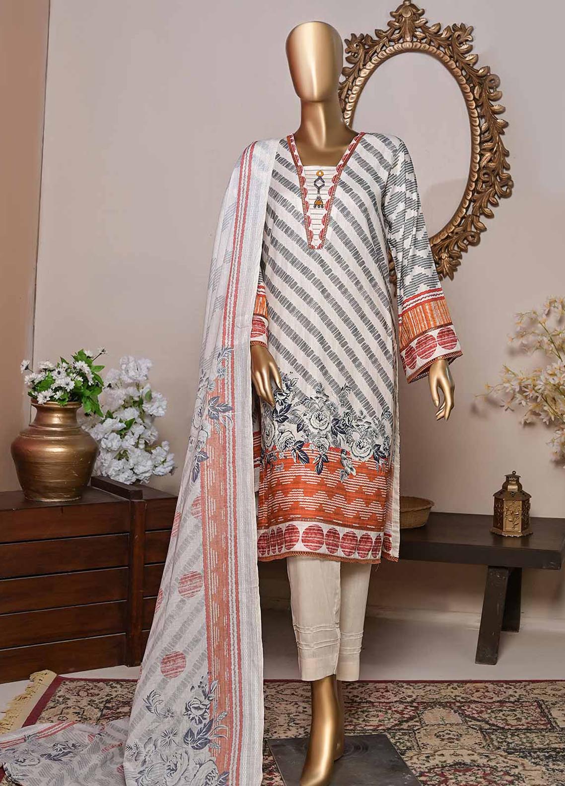 D#1205B HZ Diamond Kotrai Cotton Printed Collection 1122 D#1205B HZ Diamond Kotrai Cotton Printed Collection 1122