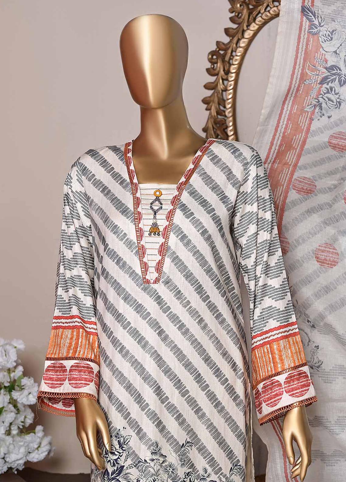 D#1205B HZ Diamond Kotrai Cotton Printed Collection 1122 D#1205B HZ Diamond Kotrai Cotton Printed Collection 1122