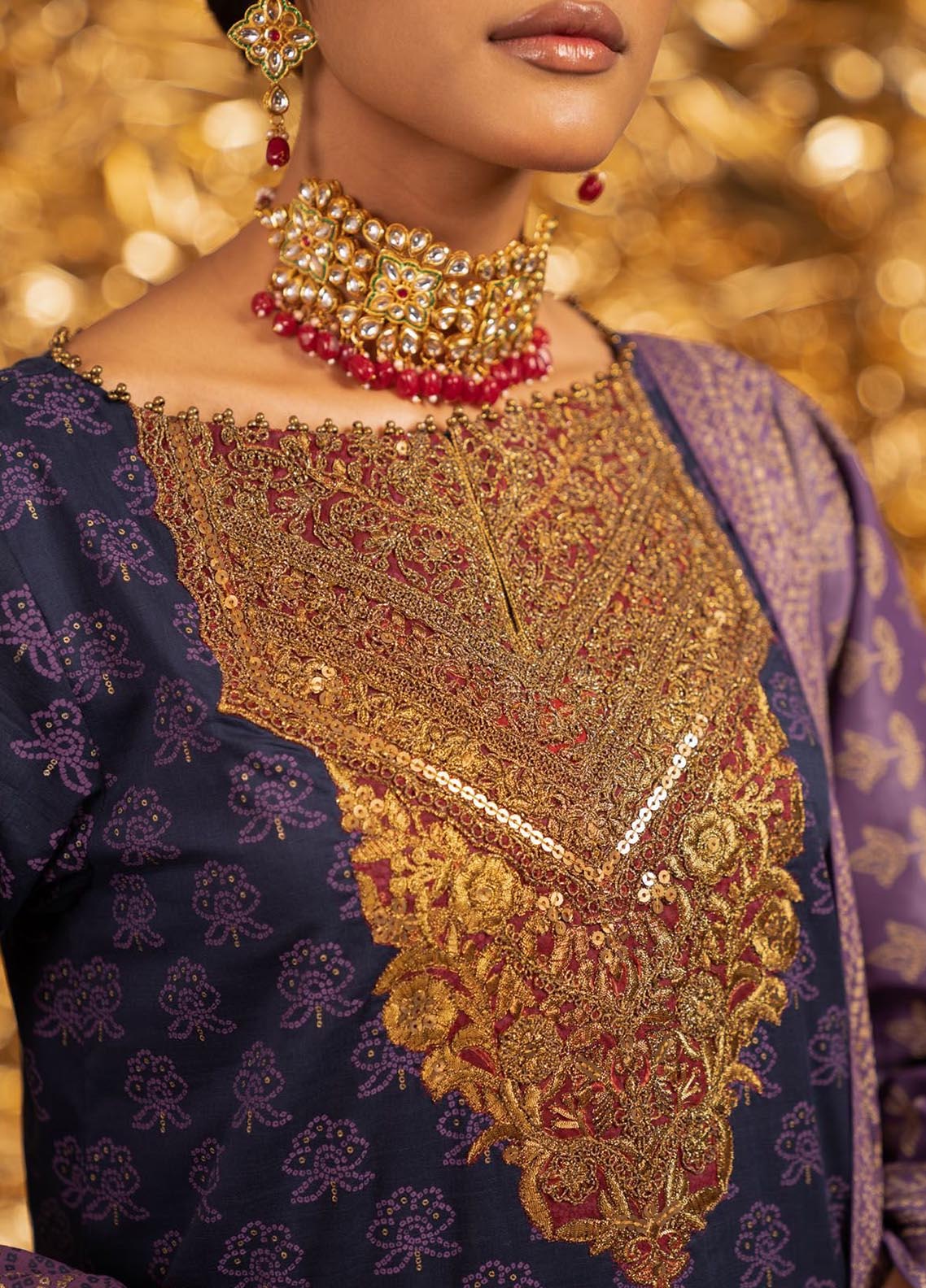 D#14E AlKaram Festive Winter Collection 1122 3Pc D#14E AlKaram Festive Winter Collection 1122 3Pc