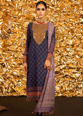 D#14E AlKaram Festive Winter Collection 1122 3Pc