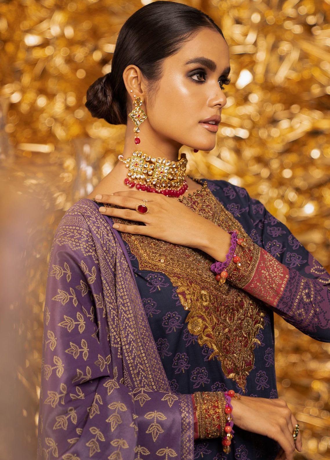 D#14E AlKaram Festive Winter Collection 1122 3Pc D#14E AlKaram Festive Winter Collection 1122 3Pc