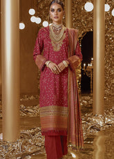 D#15E AlKaram Festive Winter Collection 1122 3Pc
