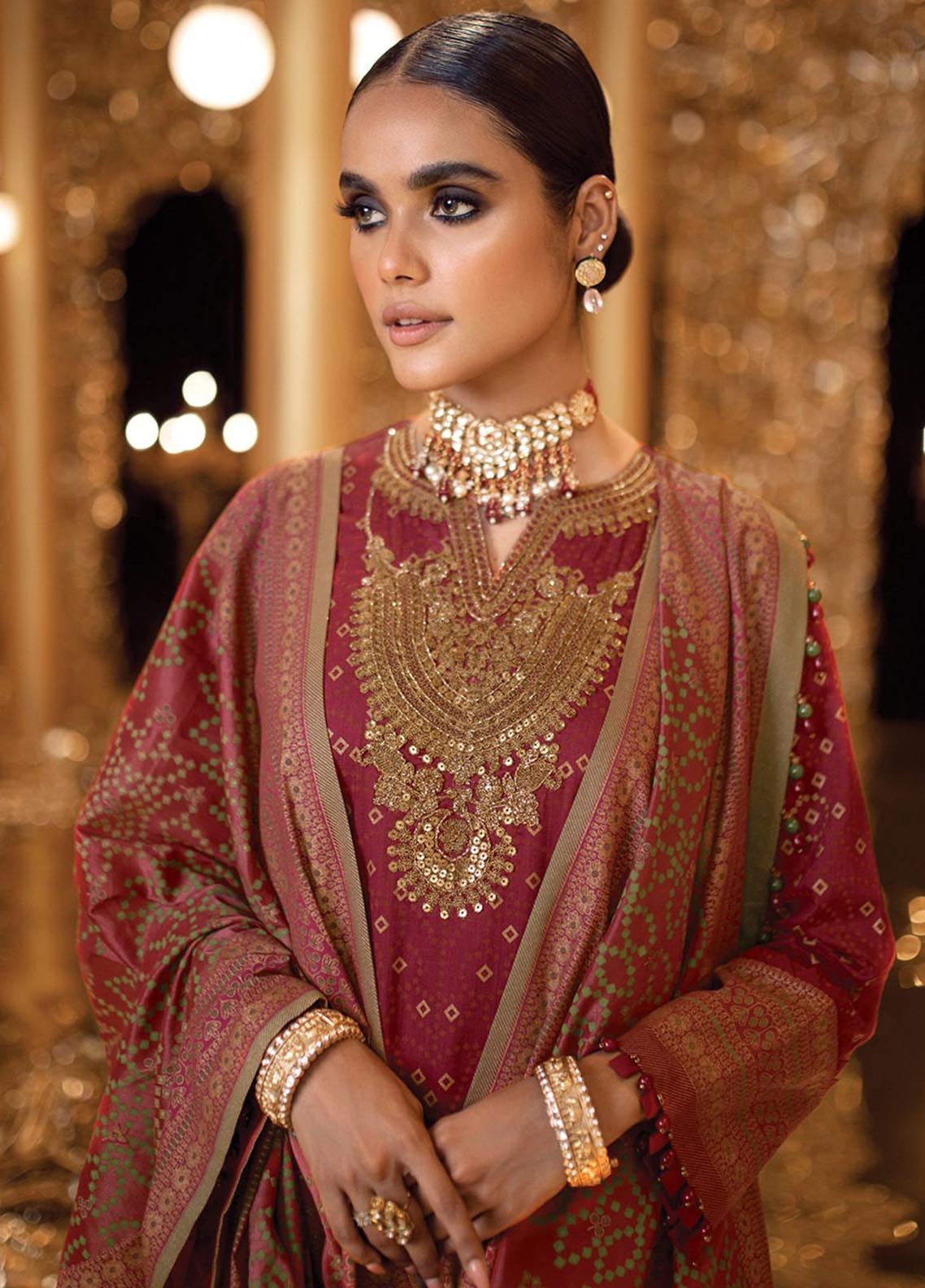 D#15E AlKaram Festive Winter Collection 1122 3Pc D#15E AlKaram Festive Winter Collection 1122 3Pc