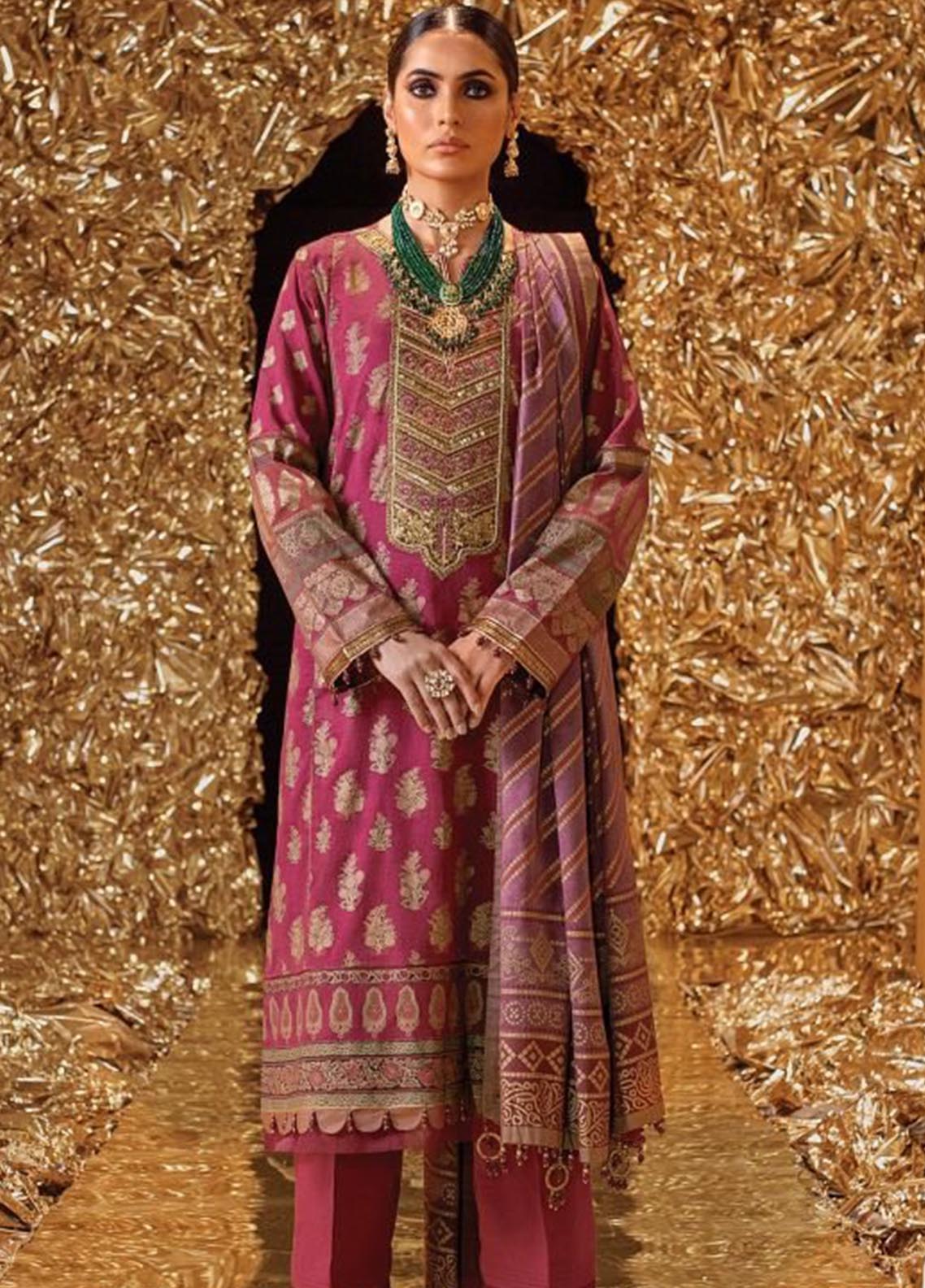 D#21H AlKaram Festive Winter Collection 1122 2Pc D#21H AlKaram Festive Winter Collection 1122 2Pc