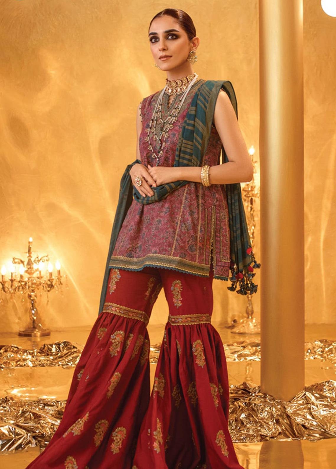 D#18G AlKaram Festive Winter Collection 1122 2Pc D#18G AlKaram Festive Winter Collection 1122 2Pc