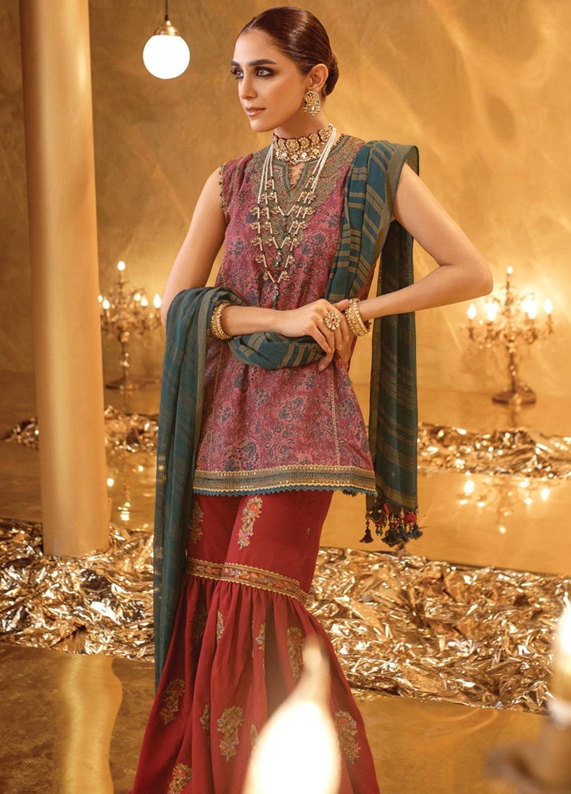 D#18G AlKaram Festive Winter Collection 1122 2Pc D#18G AlKaram Festive Winter Collection 1122 2Pc