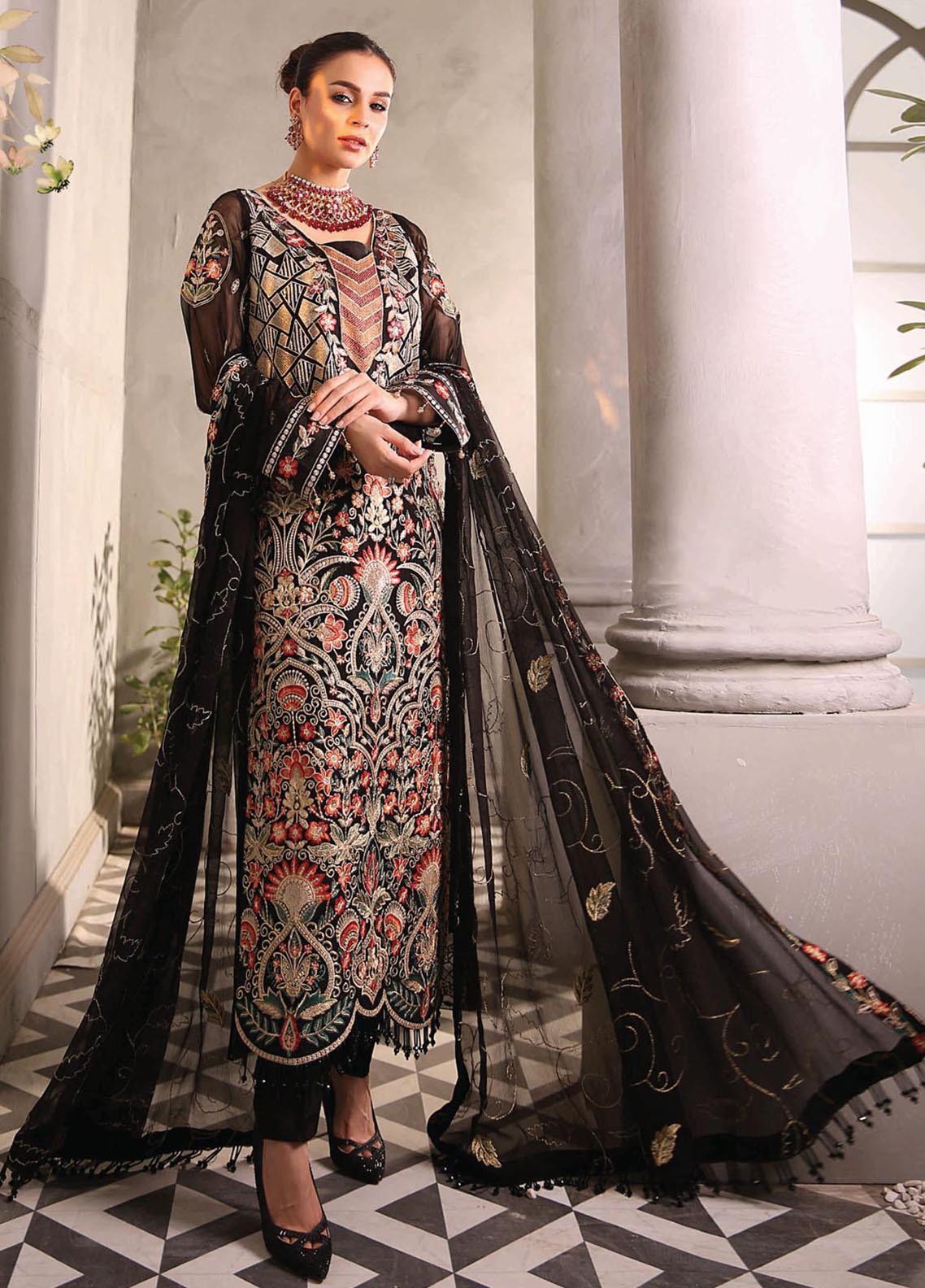 D#02 Maryams Andaaz Luxury Emb Chiffon Collection 1122 Vol-1 D#02 Maryams Andaaz Luxury Emb Chiffon Collection 1122 Vol-1
