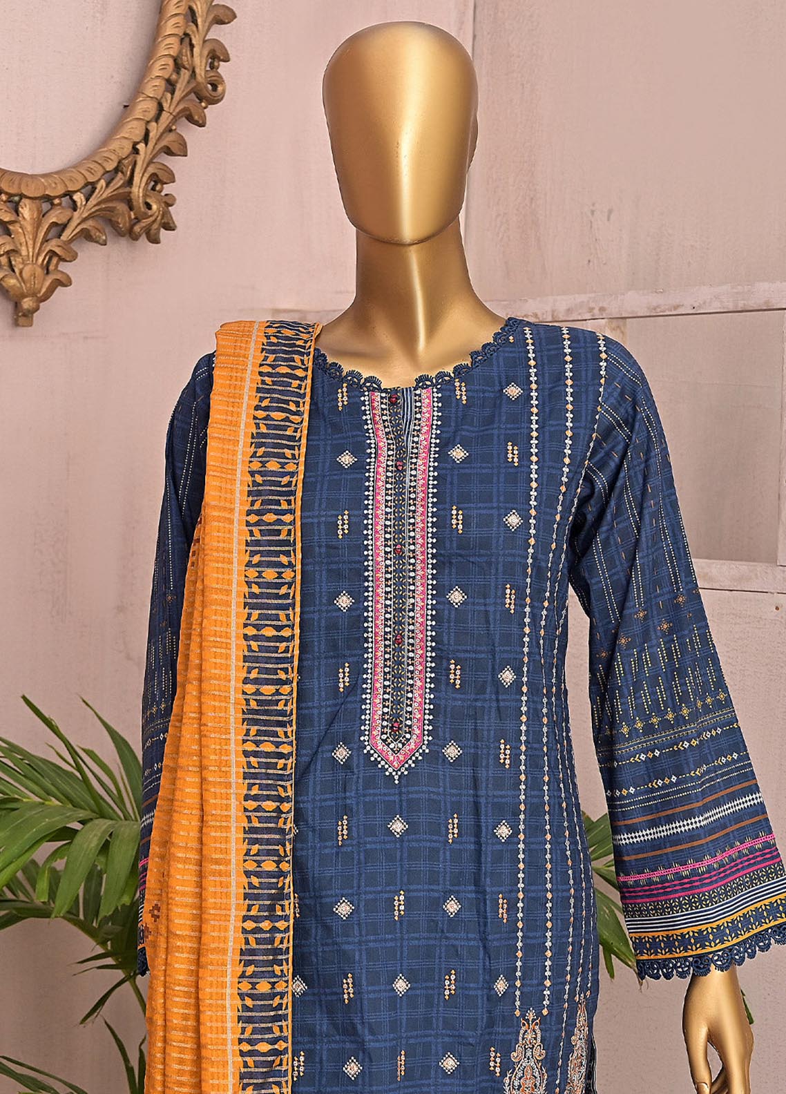 D#401 HZ Premium Emb Cambric Collection 1222 D#401 HZ Premium Emb Cambric Collection 1222