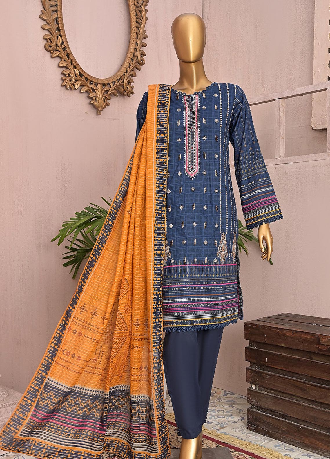 D#401 HZ Premium Emb Cambric Collection 1222 D#401 HZ Premium Emb Cambric Collection 1222