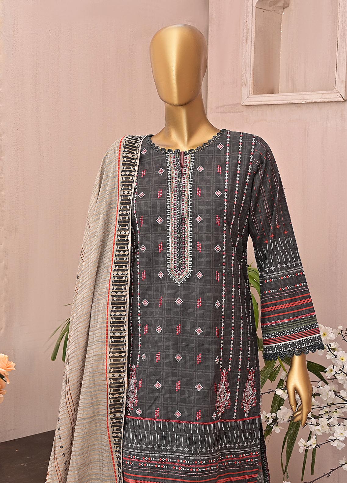D#402 HZ Premium Emb Cambric Collection 1222 D#402 HZ Premium Emb Cambric Collection 1222