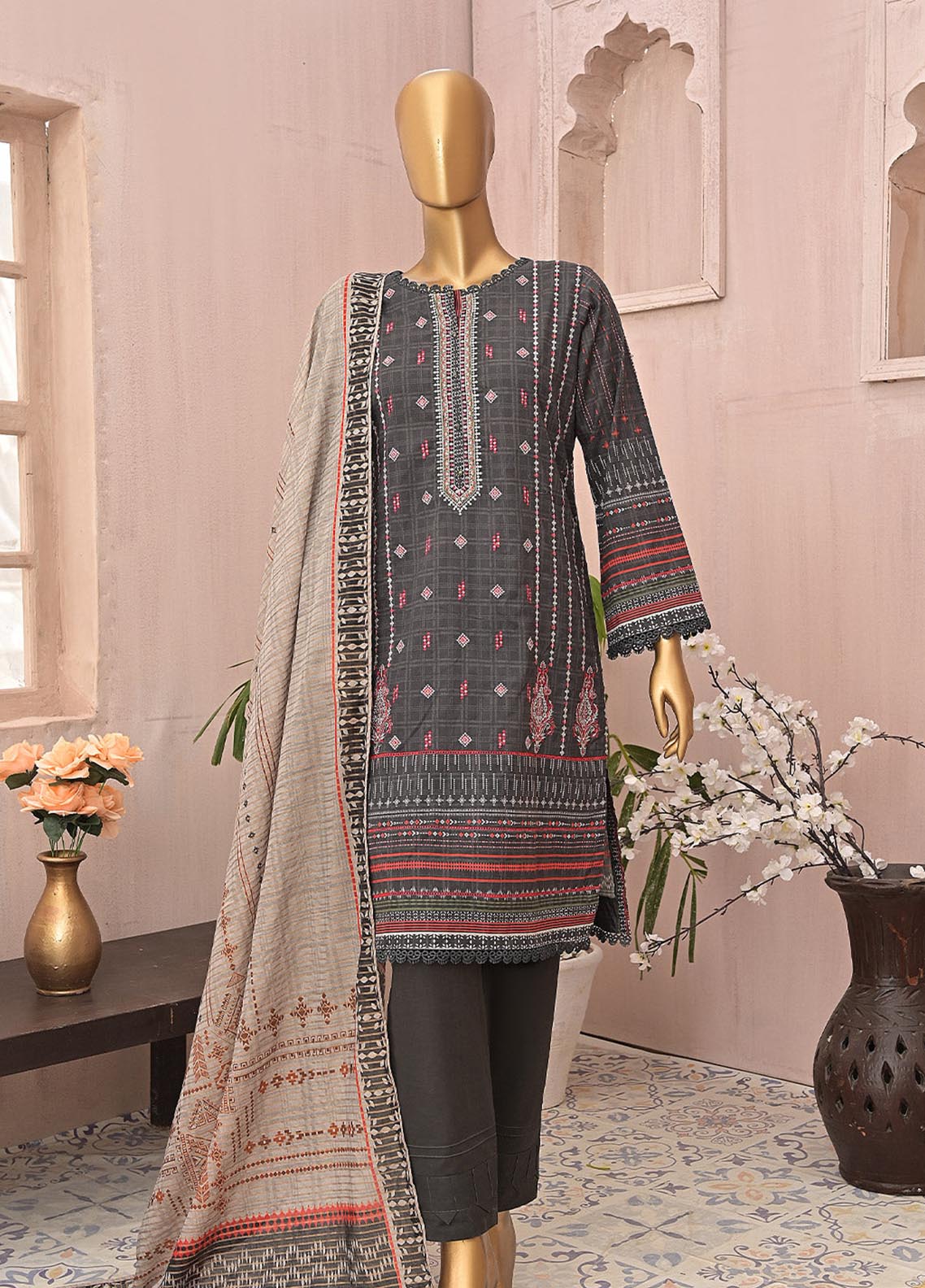 D#402 HZ Premium Emb Cambric Collection 1222 D#402 HZ Premium Emb Cambric Collection 1222