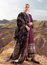D#04 Zainab Chottani Emb Winter Shawl Collection 1222
