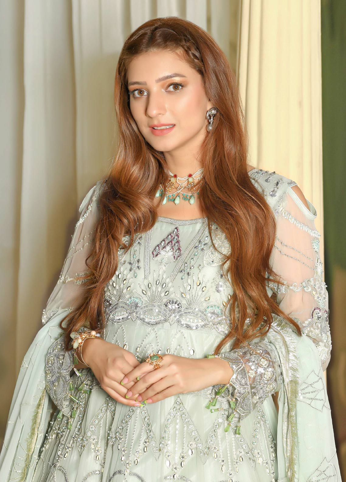 Areesha Embroidered Chiffon Unstitched 3 Piece Suit - 07 Areesha Embroidered Chiffon Unstitched 3 Piece Suit - 07