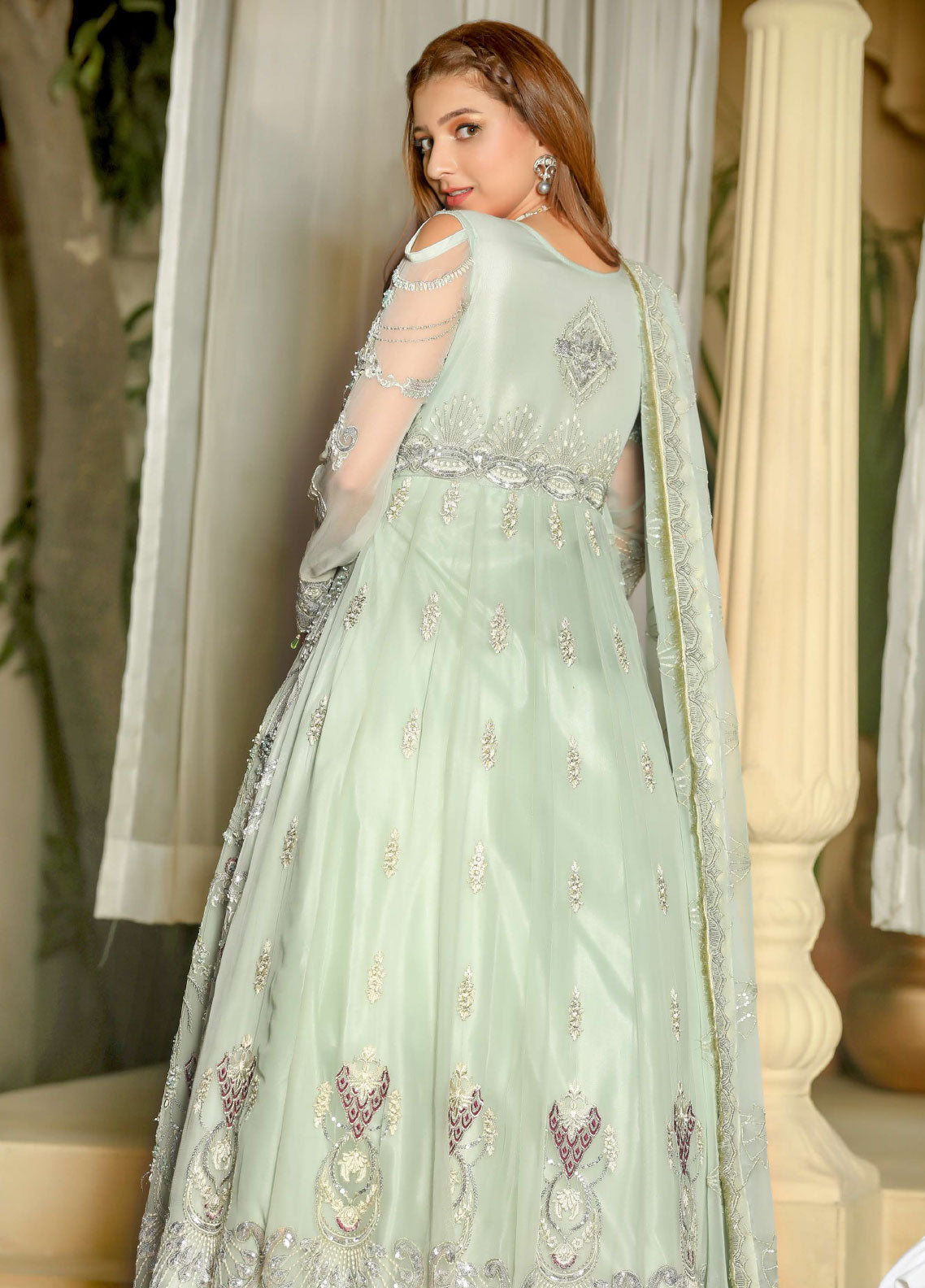 Areesha Embroidered Chiffon Unstitched 3 Piece Suit - 07 Areesha Embroidered Chiffon Unstitched 3 Piece Suit - 07
