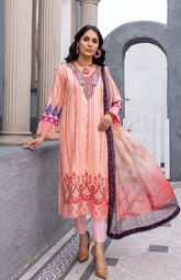 D#08 AlZohaib Coco Festive Digital Emb Lawn Collection 323