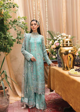 Nauroz Ayzel By Afrozeh Embroidered Chiffon Unstitched 3 Piece Suit - 06
