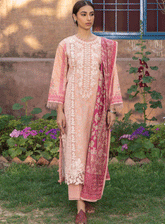 Aabyaan Embroidered Lawn Unstitched 3 Piece Suit - ABY23PL AP-09 HANNA