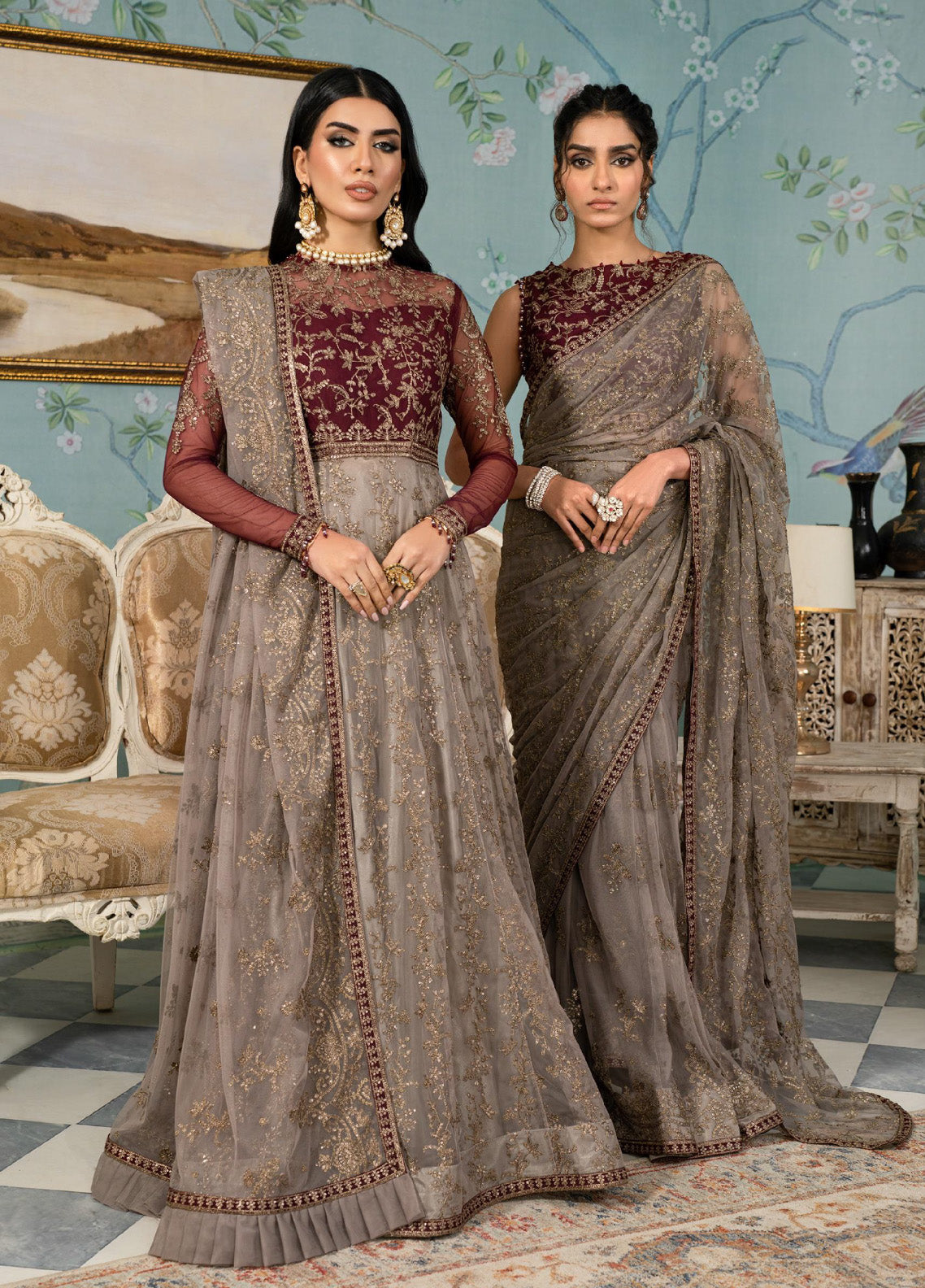 Afsanah by Zarif Embroidered Net 3 Piece Unstitched Suit ZF24AF ZAF-01 ZOHRA Afsanah by Zarif Embroidered Net 3 Piece Unstitched Suit ZF24AF ZAF-01 ZOHRA