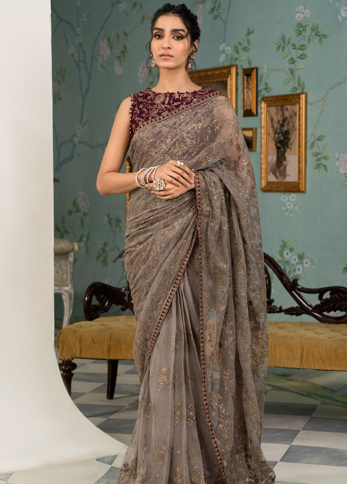 Afsanah by Zarif Embroidered Net 3 Piece Unstitched Suit ZF24AF ZAF-01 ZOHRA Afsanah by Zarif Embroidered Net 3 Piece Unstitched Suit ZF24AF ZAF-01 ZOHRA