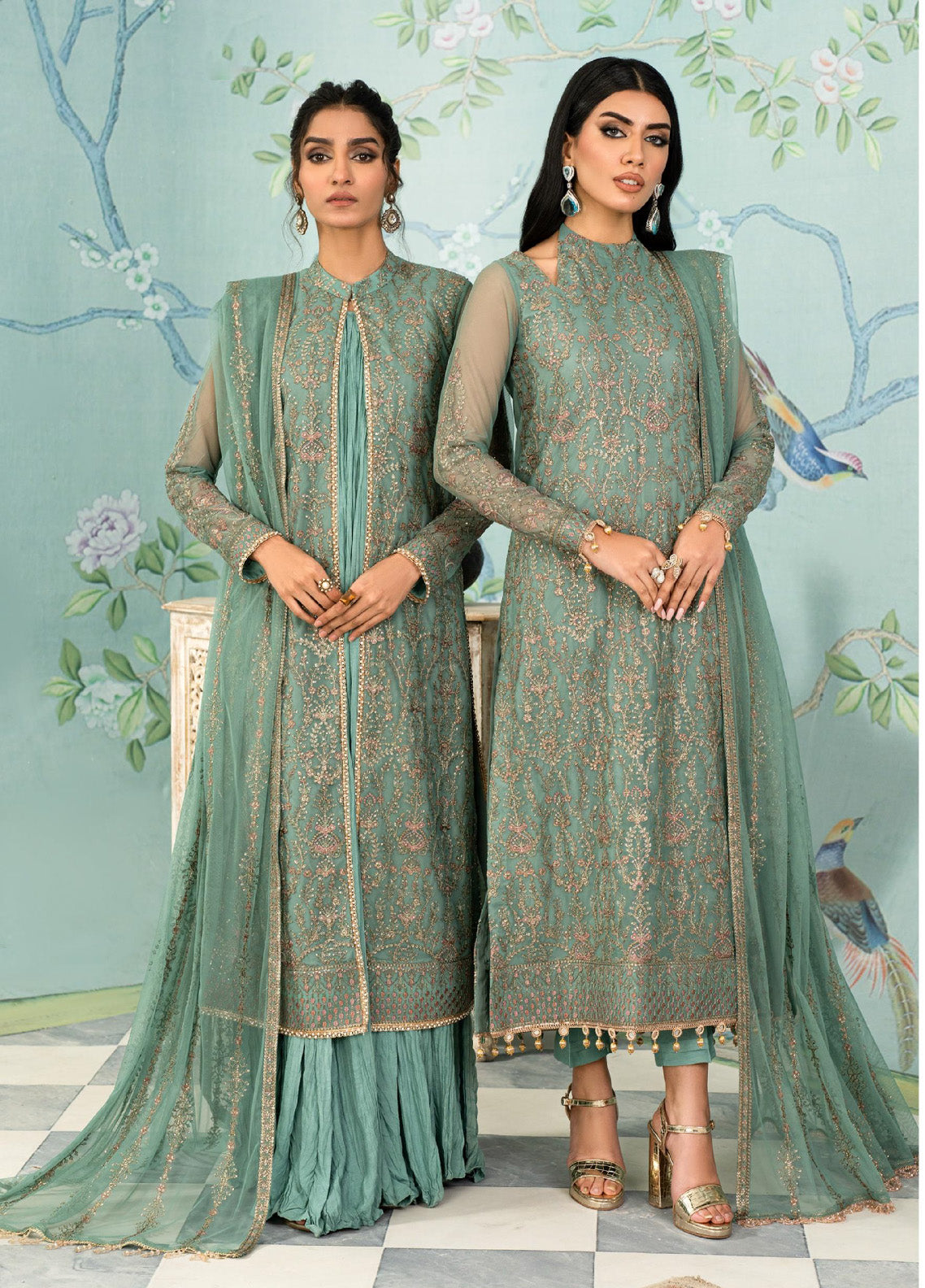Afsanah by Zarif Embroidered Net 3 Piece Unstitched Suit ZF24AF ZAF-11 ABSHAAR Afsanah by Zarif Embroidered Net 3 Piece Unstitched Suit ZF24AF ZAF-11 ABSHAAR