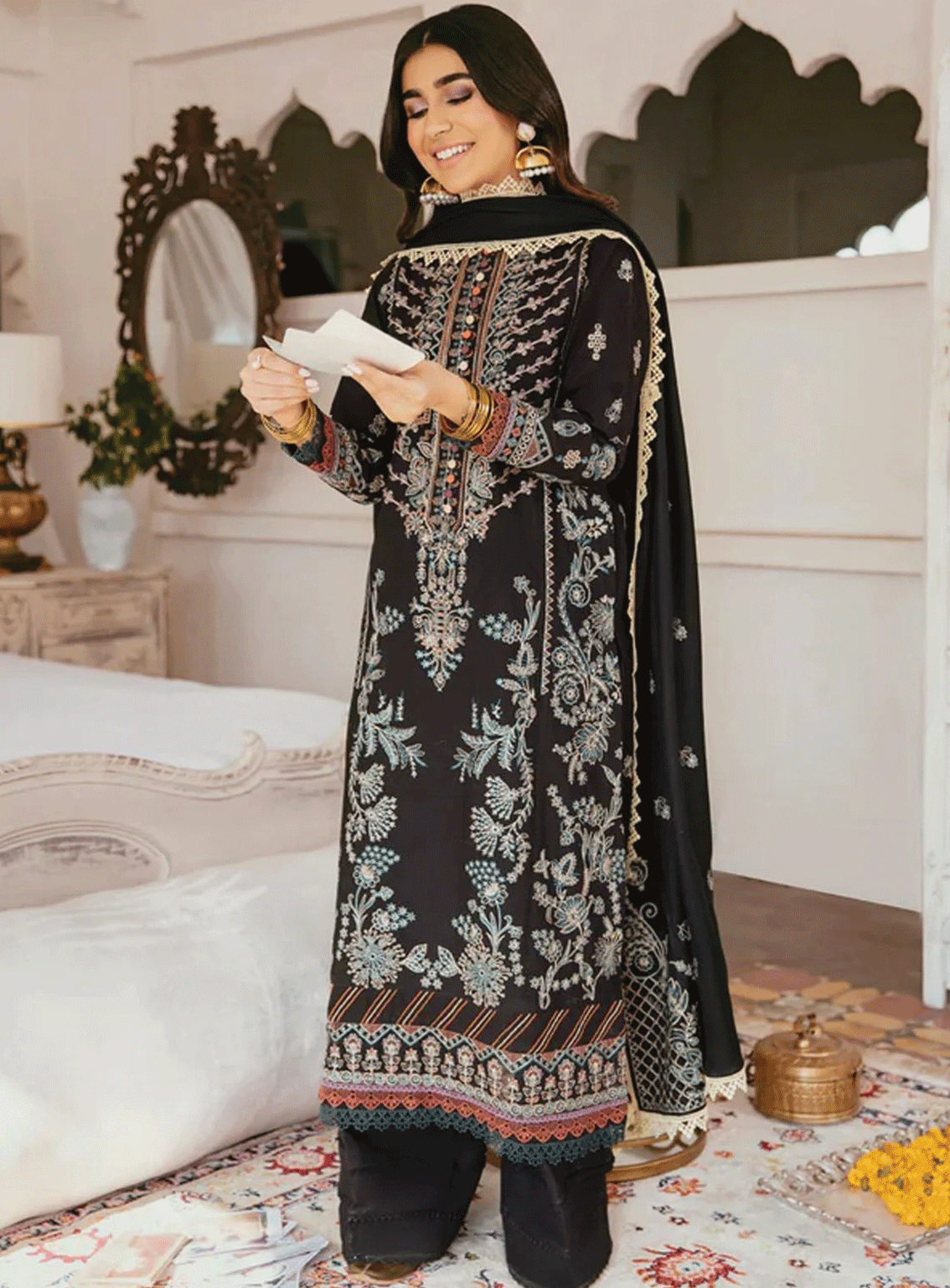Afsanay By Florent Embroidered Khaddar Unstitched 3 Piece Suit - FL23AK FLK-2A Afsanay By Florent Embroidered Khaddar Unstitched 3 Piece Suit - FL23AK FLK-2A