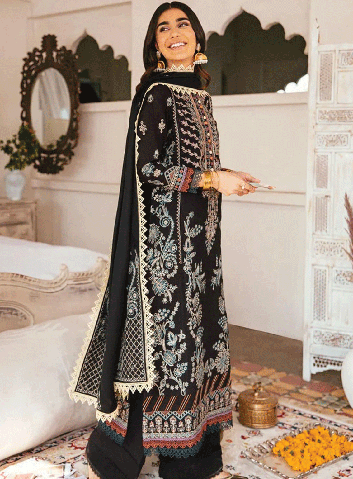 Afsanay By Florent Embroidered Khaddar Unstitched 3 Piece Suit - FL23AK FLK-2A Afsanay By Florent Embroidered Khaddar Unstitched 3 Piece Suit - FL23AK FLK-2A