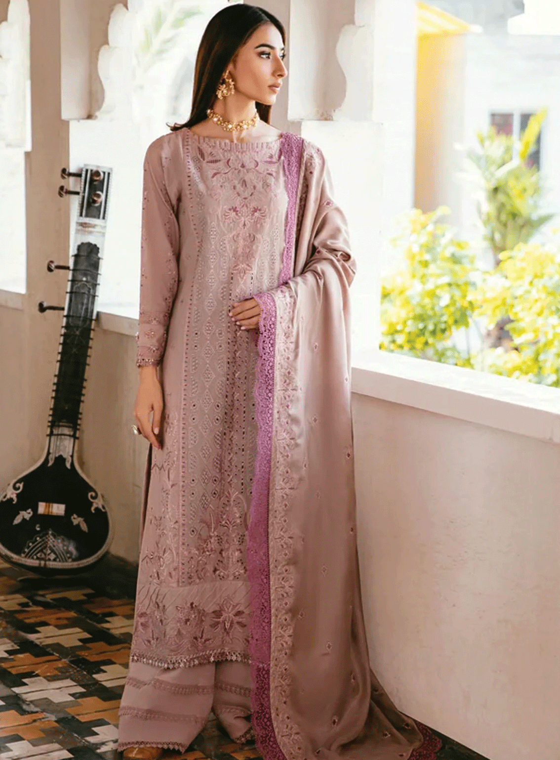 Afsanay By Florent Embroidered Khaddar Unstitched 3 Piece Suit - FL23AK FLK-4A Afsanay By Florent Embroidered Khaddar Unstitched 3 Piece Suit - FL23AK FLK-4A