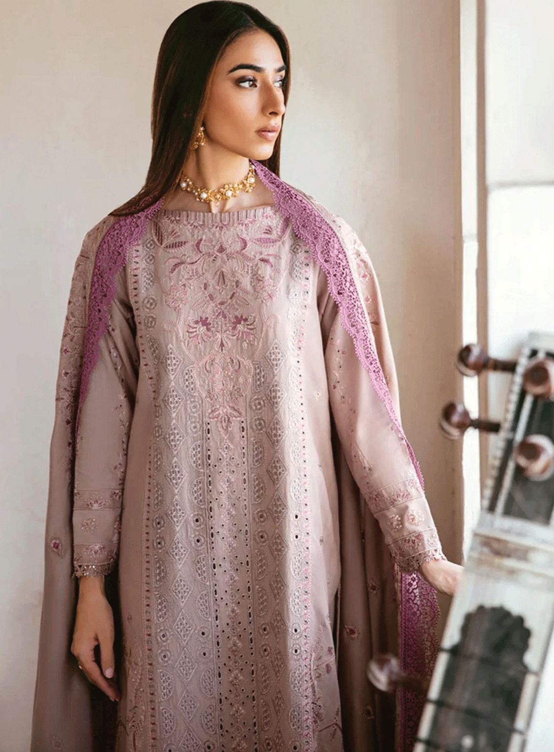 Afsanay By Florent Embroidered Khaddar Unstitched 3 Piece Suit - FL23AK FLK-4A Afsanay By Florent Embroidered Khaddar Unstitched 3 Piece Suit - FL23AK FLK-4A