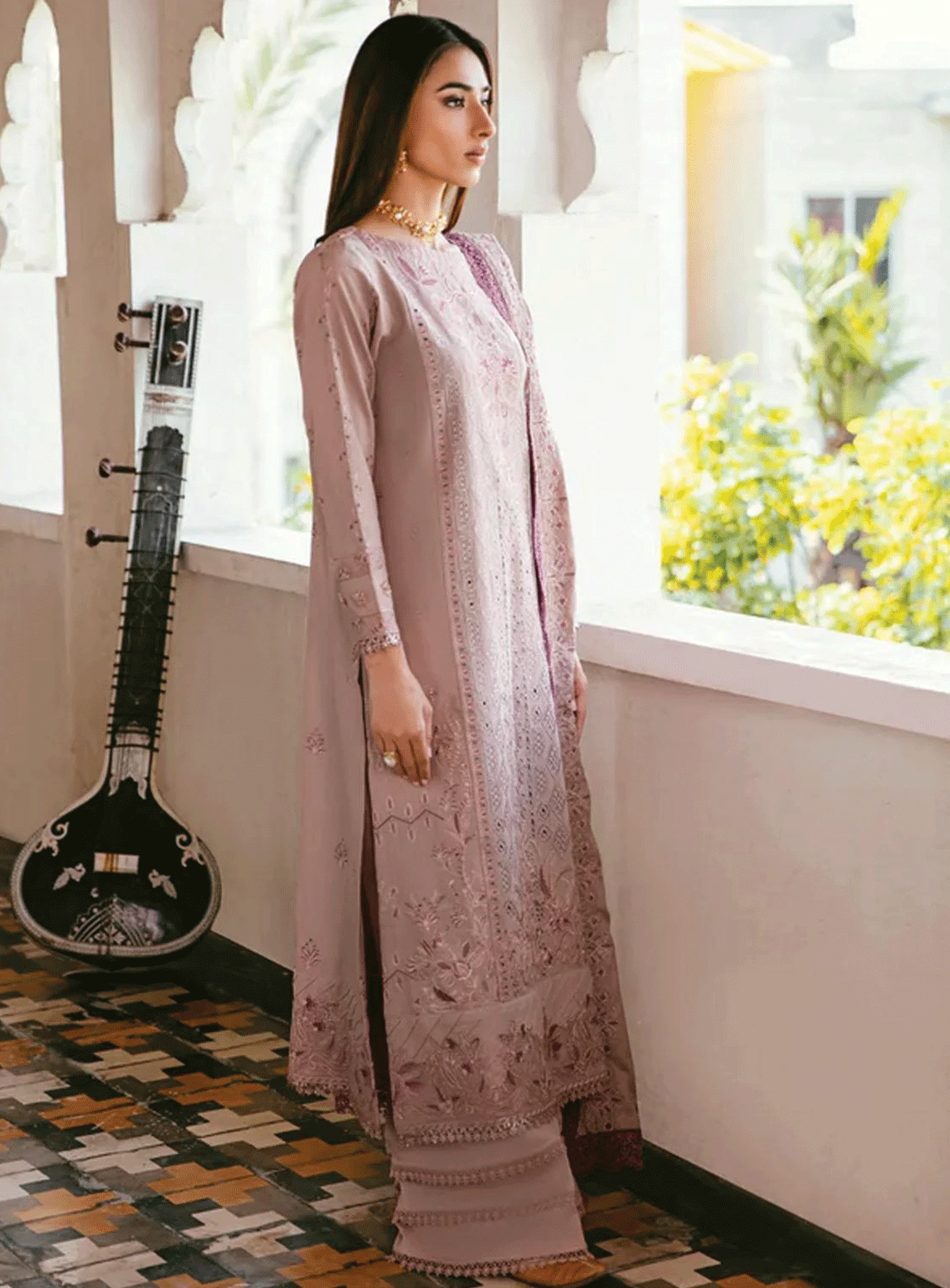 Afsanay By Florent Embroidered Khaddar Unstitched 3 Piece Suit - FL23AK FLK-4A Afsanay By Florent Embroidered Khaddar Unstitched 3 Piece Suit - FL23AK FLK-4A