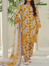 Aiza & Momina By VS Textile Embroidered Cambric Unstitched 3 Piece Suit - VS23AMC 18