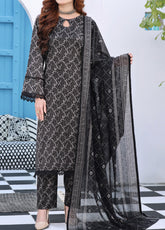 Aiza & Momina By VS Textile Printed Lawn Unstitched 3 Piece Suit - VS24AZL1 33