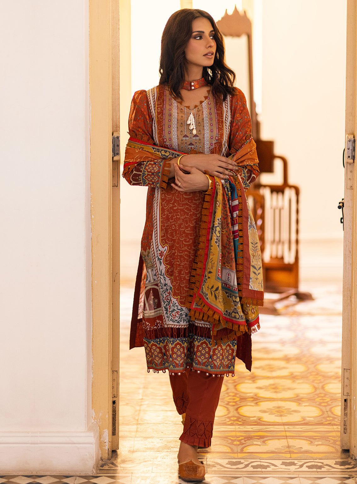 Ankahi by Al Zohaib Printed Cambric Unstitched 3 Piece Suit - 05 Ankahi by Al Zohaib Printed Cambric Unstitched 3 Piece Suit - 05