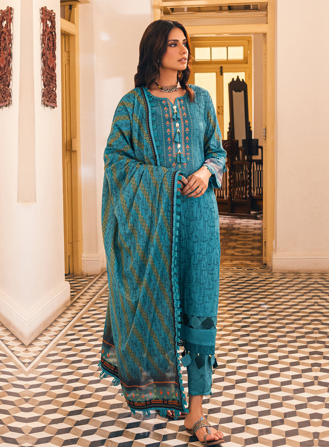 Ankahi by Al Zohaib Printed Cambric Unstitched 3 Piece Suit - 06 Ankahi by Al Zohaib Printed Cambric Unstitched 3 Piece Suit - 06