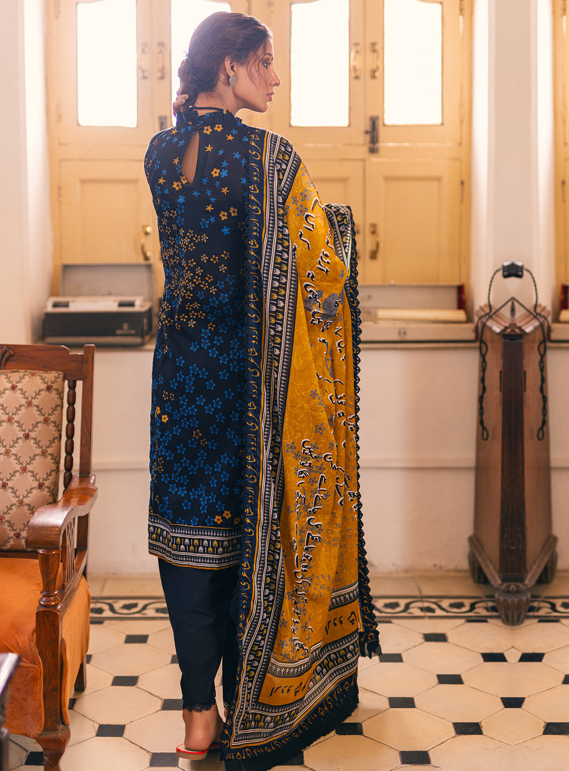 Ankahi by Al Zohaib Printed Cambric Unstitched 3 Piece Suit - 10 Ankahi by Al Zohaib Printed Cambric Unstitched 3 Piece Suit - 10