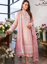 Asim Jofa Embroidered Cotton Unstitced 3 Piece Suit - AJ22CL AJCK-09