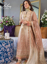 Asim Jofa Embroidered Lawn Unstitced 3 Piece Suit - AJ22CL AJCK-04